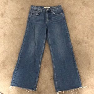 size 26 BDG cropped wide leg jeans